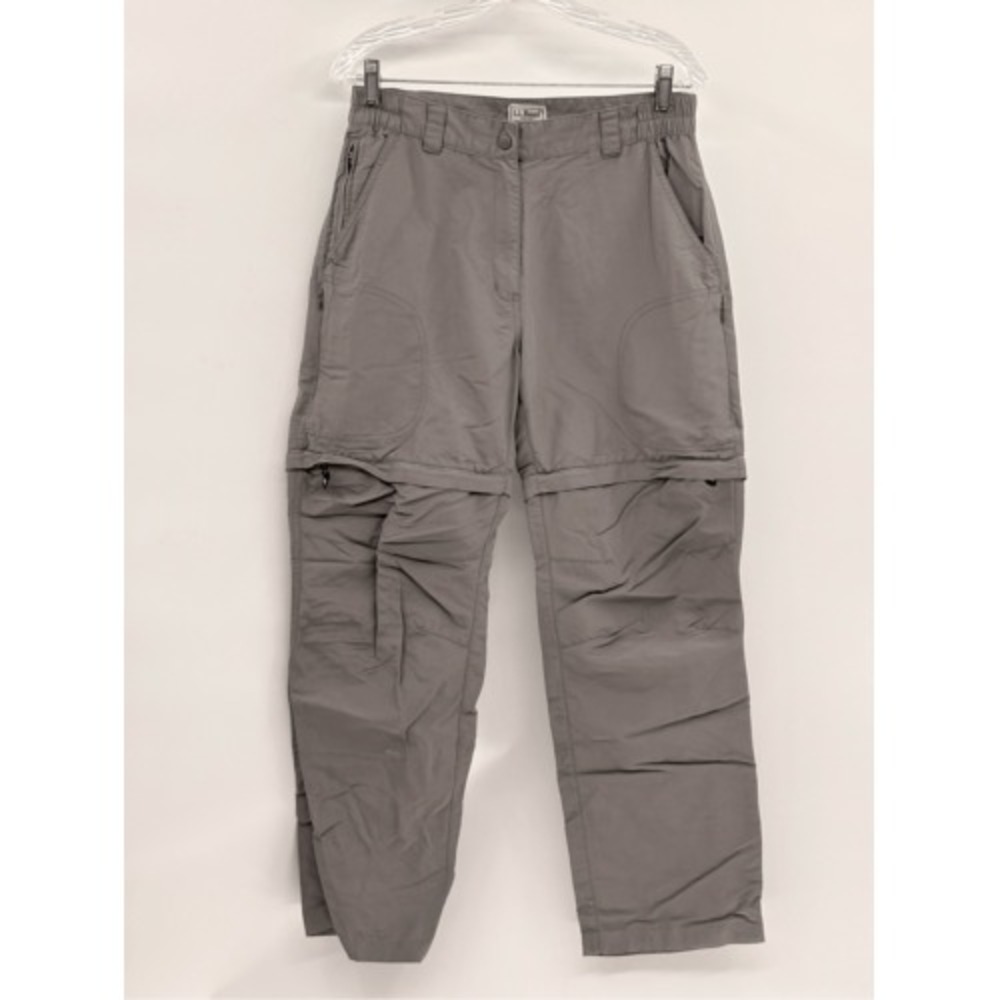 L.L. Bean Pants Zip Off Men Size Small Gray‎ Hiking No Fly Zone